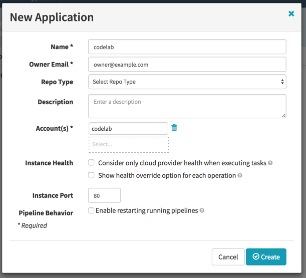 If you’ve followed the Source to Prod tutorial for the VM based providers, you’ll remember that you needed to select “Consider only cloud provider health when executing tasks”. Since DC/OS is the sole health provider by definition, selecting this here is redundant, and unnecessary.